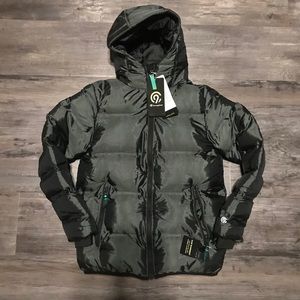 Champion C9 Puffer Jacket Black/Slate M 8-10 years